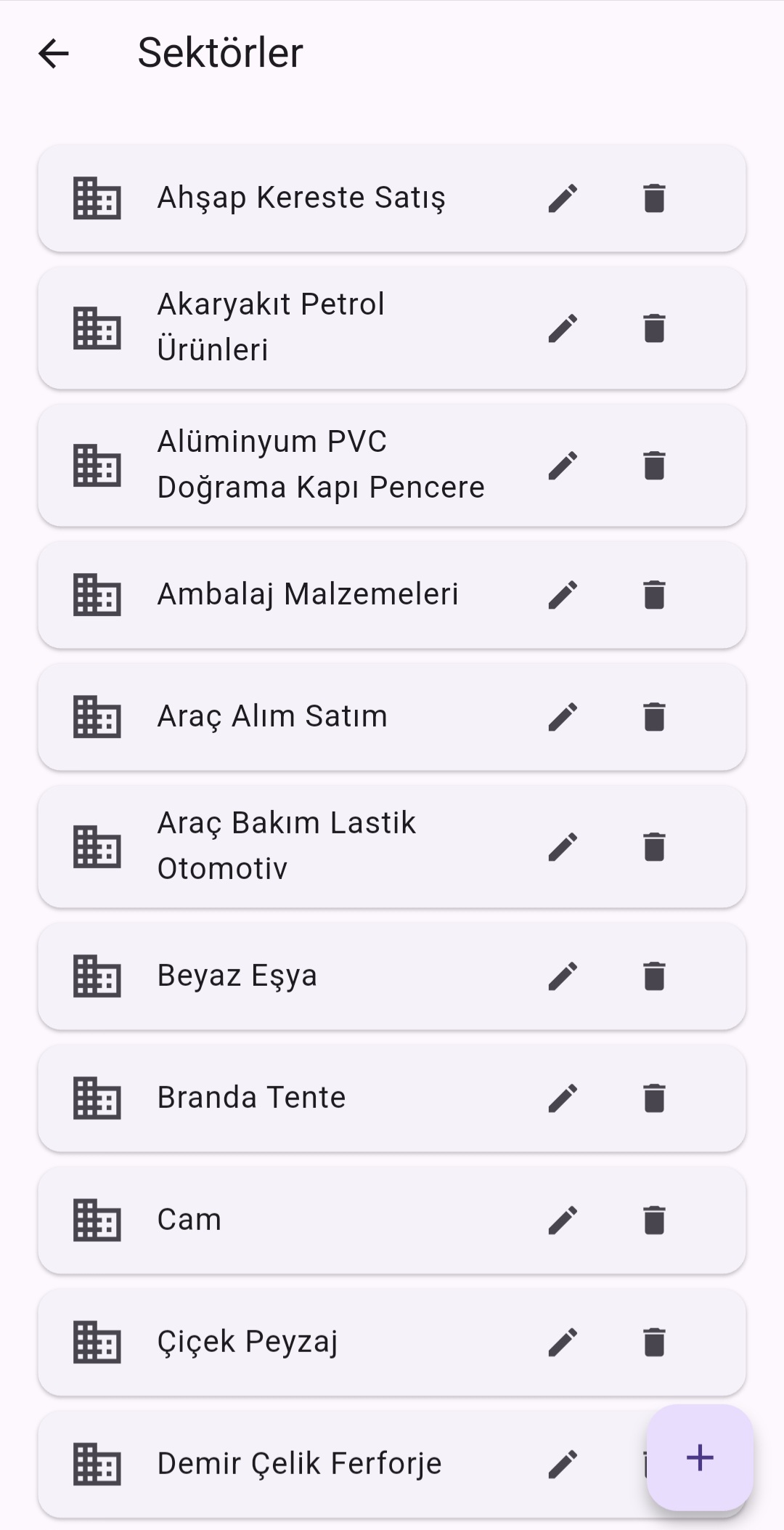 Sektör Filtreleme